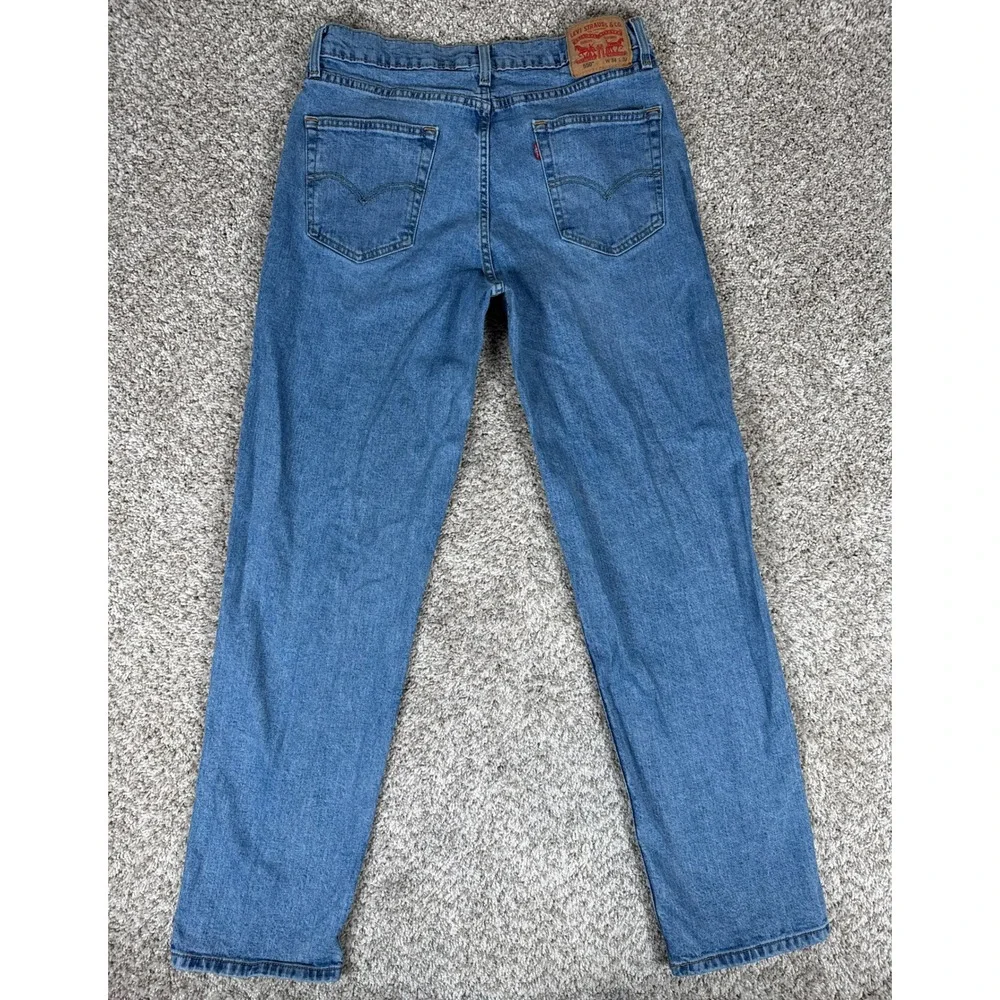 Levis 550 Jeans Mens 34x34 Blue Relaxed Fit Cotton Stretch Classic Dad Aesthetic